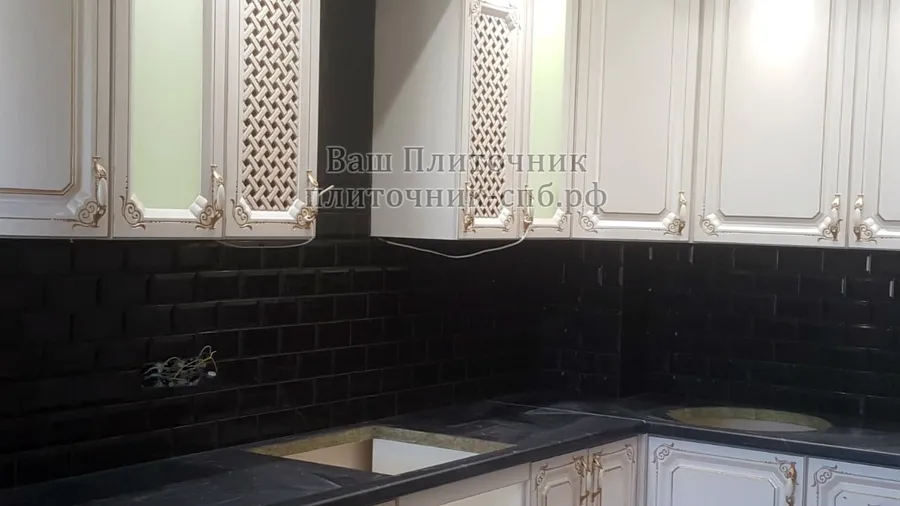 Укладка кабанчика на фартук