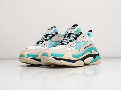 Кроссовки Balenciaga Triple S White Green