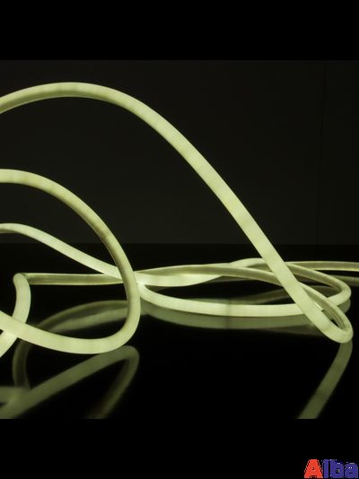 Неон круглый 220V Белый теплый D16мм