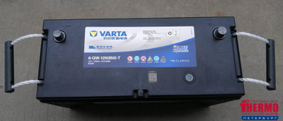 Комплект термозащиты АКБ автокранов и фронтальных погрузчиков КТЗГ-А7+ (КОМПЛЕКТ ИЗ 2-Х ТЕРМОСОВ С ОТДЕЛЬНОЙ КРЫШКОЙ ДЛЯ 2-Х АКБ с НАГРЕВАТЕЛями НТА-2/2+ (круглая клемма d=8mm) АКБ А/h: 120 (E41), Габариты АКБ, мм: (402-408)x(171-175)x(215-235)