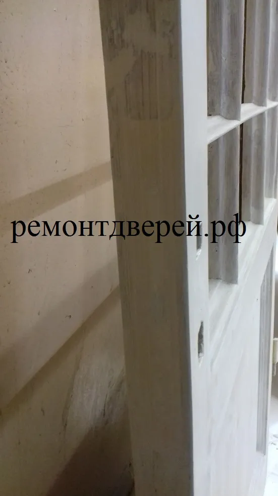 Элемент двери после ремонта