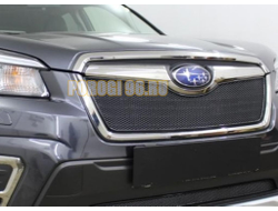 Защита радиатора Subaru Forester V 2018- black низ PREMIUM