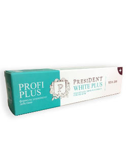 Зубная паста отбеливающая усиленного действия Profi Plus White Plus, PresiDENT, 30 мл.