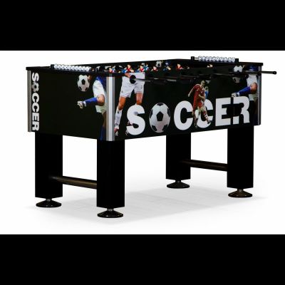 Настольный футбол (кикер) «Roma IV» (140x76x87 см, черный)
