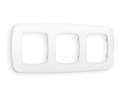 Рамка 3-я Белый матовый, коллекция ECTA - Ambrella Volt - OMEGA