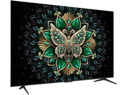 65" Телевизор TCL 65C6K черный QLED 3840х2160, 4K UltraHD, 144 Гц, Wi-Fi, Smart TV, Google TV