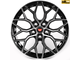 Комплект дисков R17 7,5J ET+35 5*114,3 Vossen iV-1155-SM155 Черный с полированными лучами (81910)