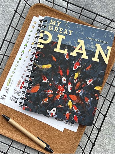 Планер ежедневник PAPPI STORE на 4 месяца - АВОКАДО Avocado, А5 матовая обложка 150 страниц