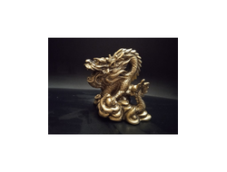 Фигурка символ  дракон золотой