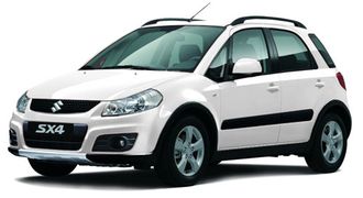 Автомобильные авточехлы для Suzuki SX-4 Hb задняя спинка и сидение 40/60 (сборка Венгрия)