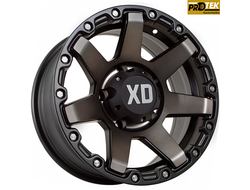 Комплект дисков R15 7,0J ET-15 5*139,7 Sakura Wheels D2804 Графит темный (№ 237)