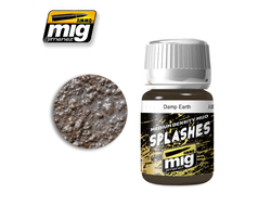 Ammo MIG: Жидкость для нанесения текстурной грязи Damp Earth (35 мл.)