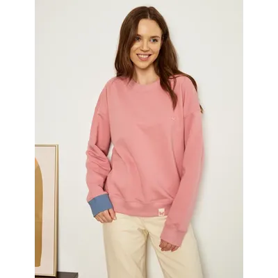 ЖЕНСКИЙ СВИТШОТ "РОЗОВАЯ ПАСТЕЛЬ"