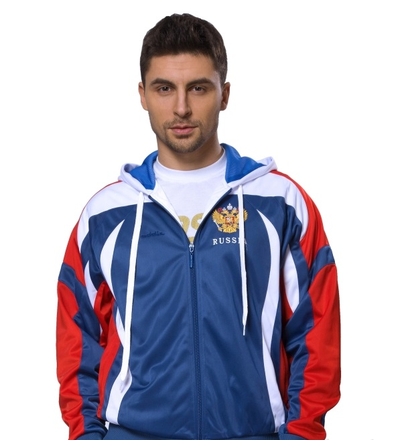 Спортивный костюм мужской с символикой России 10SKM-122