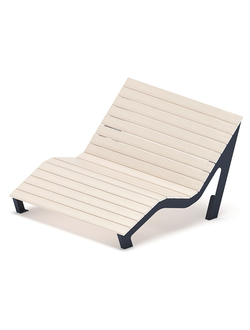 Шезлонг парковый - МФ 42.03.01-21 (Светлый дуб)