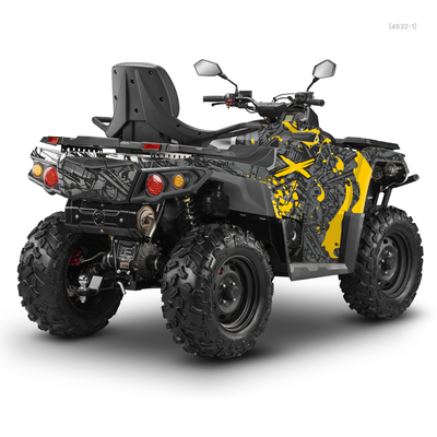 Наклейки на квадроцикл Aodes Pathcross 1000 mud pro - 2021 2022 2023 2024 №4632-1