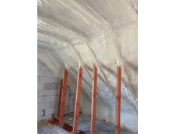 Утепление мансарды пенополиуретаном