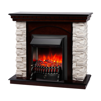 Электрический камин Elford AO с очагом Fobos