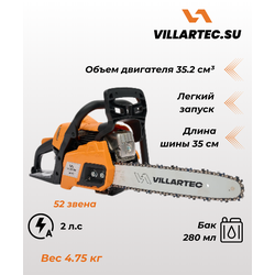 Бензопила VILLARTEC SB 1961