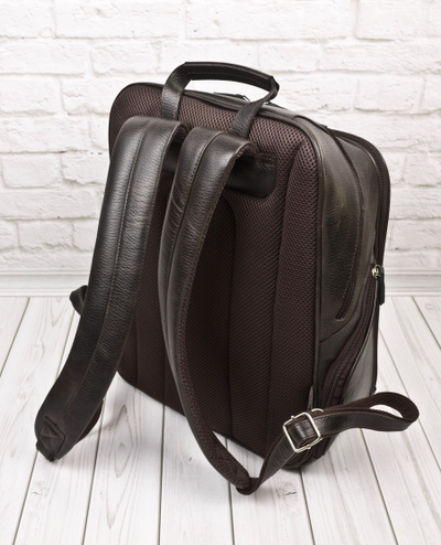 Кожаный рюкзак Cossira brown (арт. 3048-04)