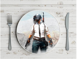 Тарелка PlayerUnknown’s Battlegrounds, PUBG, ПУБГ №21