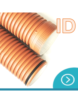 Труба ПП гофр. "ИКАПЛАСТ" с раструбом DN/OD 630 SN8  (Dвнутр.=542 мм), L=6,0 м