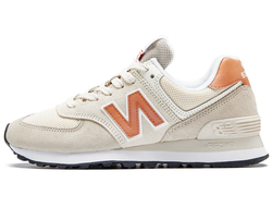 New Balance 574 Beige Orange женские