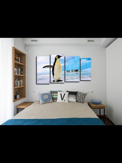 Модульная картина "Великолепный пингвин"