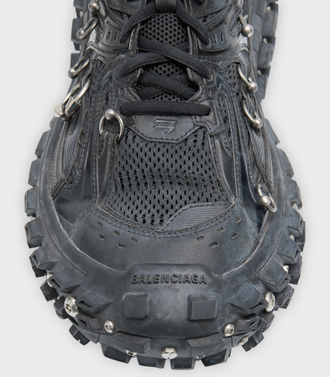 Balenciaga Defender Screw Sneaker With Piercings Black