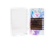 ЦВЕТНЫЕ РЕСНИЦЫ, FOR YOU WITH LOVE, DARK BROWN МИКС 8-13 (6 ЛЕНТ)