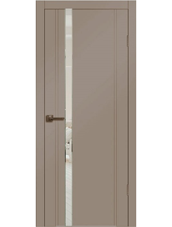 ДО М2 Зеркало фацет Серый бархат