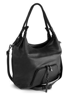 (АРТИКУЛ: 9427/1) СУМКА БОЛЬШАЯ, НАТУРАЛЬНАЯ КОЖА,ЧЕРНАЯ, РУЧКИ И РЕМЕНЬ ЧЕРЕЗ ПЛЕЧО