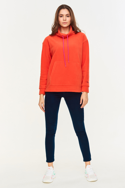 Спортивная толстовка женская 511TJ-1298 коралловый.