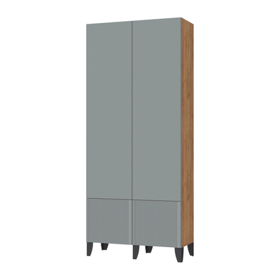 Рея Шкаф РГШ Дуб Крафт Золотой/ МДФ Гранит Софт Матовый