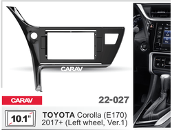 Переходная рамка  TOYOTA Corolla 2017+  (E170) CARAV 22-027