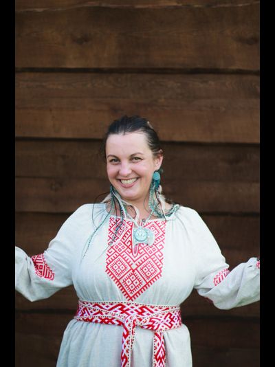 Платье в славянском стиле &quot;Макошь&quot; Ярая