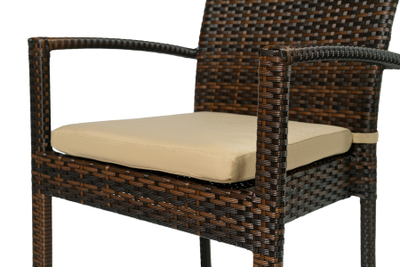 Плетеный стул MILANO коричневый