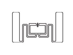 RFID метка UHF  RETAIL, U8, wet white (34x54мм.)