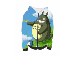 Толстовка на молнии с полной запечаткой Мой сосед Тоторо, Totoro №25