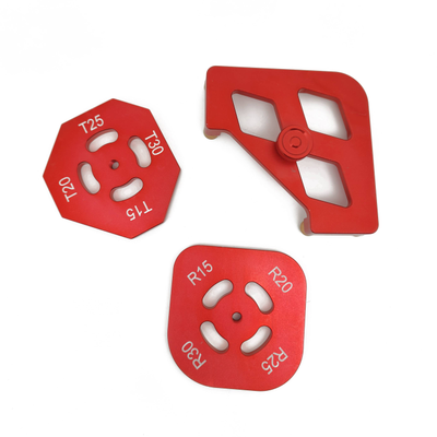 Радиусный шаблон со сменными радиусами для работы на фрезерным столе