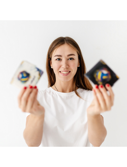 Кошелёк мини "Мяч рисованный"