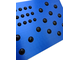 Подпятник алюминиевый с покрытием синий