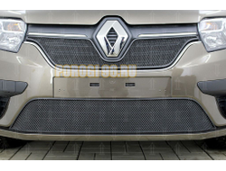 Защита радиатора Renault Logan 2018- / Renault Sandero 2018- black низ