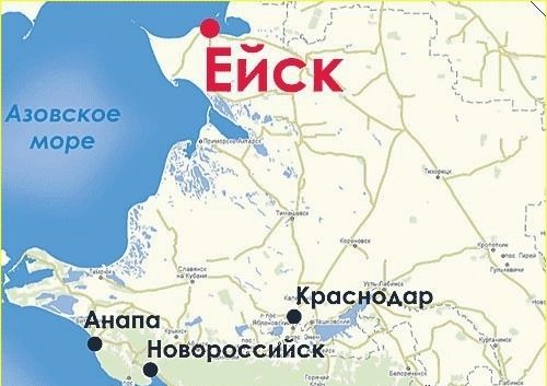 Где находится ейск на карте россии показать. Ейск на карте Краснодарского края. Ейск на карте Азовского моря.