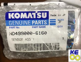ND499000-6160 датчик давления топлива KOMATSU PC400, PC450