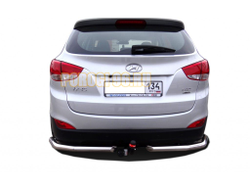 Защита заднего бампера угл.длинная d60 для Hyundai IX 35 2010-2015