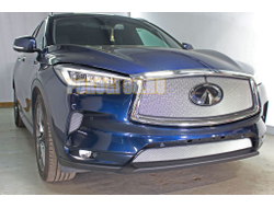 Защита радиатора Infiniti QX50 2021- chrome верх