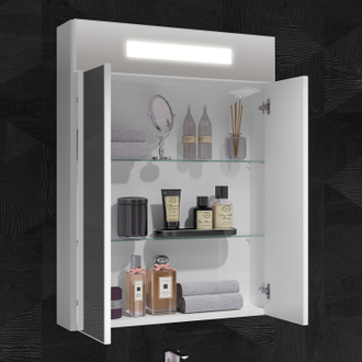 КОМПЛЕКТ МЕБЕЛИ ФРЕШ 60 БЕЛЫЙ (ФАСАДЫ СТЕКЛО)