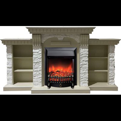 Электрокамин Дублин Премиум SL M2 с очагом Fobos