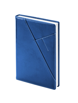 Ежедневник датированный 2021, синий, А5, 176л., Portland AZ1020/blue